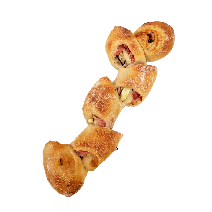 城川ベーコンと季節野菜のエピ